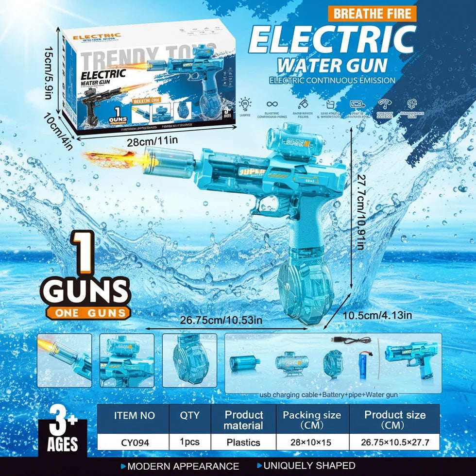 ⚡ Electric Water Gun for Adults & Kids
